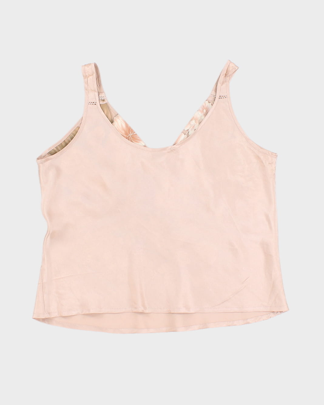 Y2K Darling Pink Floral Cami - S
