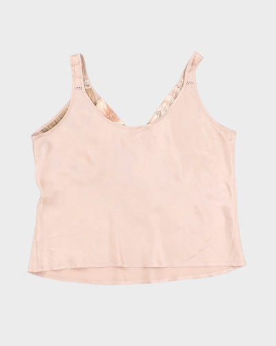 Y2K Darling Pink Floral Cami - S