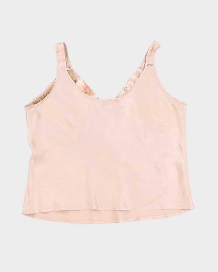 Y2K Darling Pink Floral Cami - S