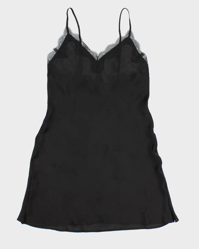 Black Victoria's Secret Lace Lingerie Nightwear Slip - XS