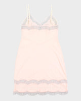 60's Delicate Embroidered Night Slip Dress - S