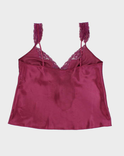 Vintage 90s La Senza Purple Satin Cami - XL