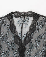 Betsey Johnson Lace Floral Robe - S