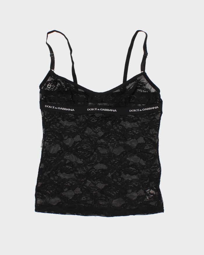 Vintage 90s/00s Dolce &amp; Gabbana Lace Camisole - XS