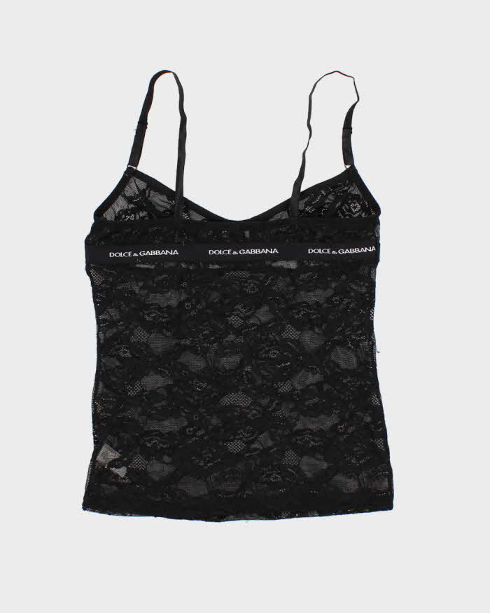 Vintage 90s/00s Dolce &amp; Gabbana Lace Camisole - XS