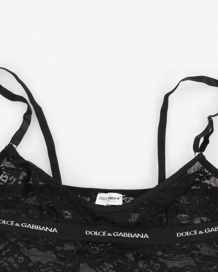 Vintage 90s/00s Dolce &amp; Gabbana Lace Camisole - XS