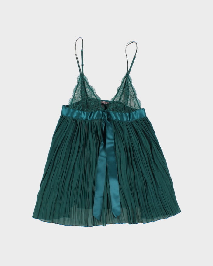 Y2K 00s Victoria's Secret Dark Green Cami - S