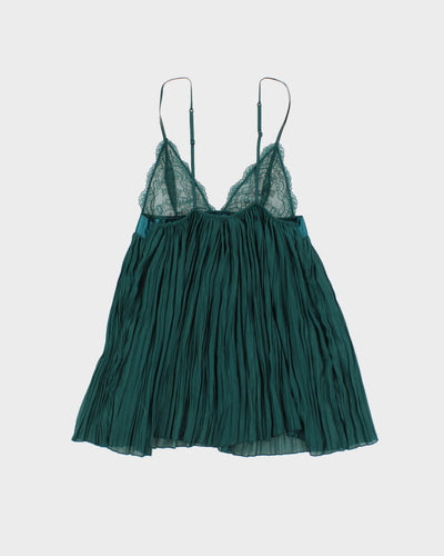 Y2K 00s Victoria's Secret Dark Green Cami - S