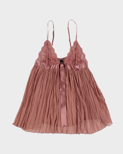 Y2K 00s Victoria's Secret Mauve Cami - L