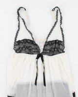 00s Y2k Victoria's Secret Lingerie Sheer Lace Cami  - M