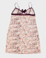 00s Y2k Mesh Lingerie Slip Dress - M
