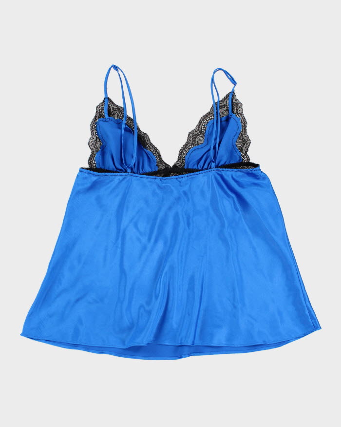 90s Victoria's Secret Blue Lingerie Top - M
