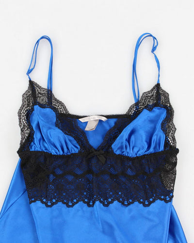 90s Victoria's Secret Blue Lingerie Top - M