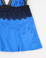 90s Victoria's Secret Blue Lingerie Top - M
