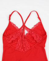 00s Y2k Red Cami Top - M