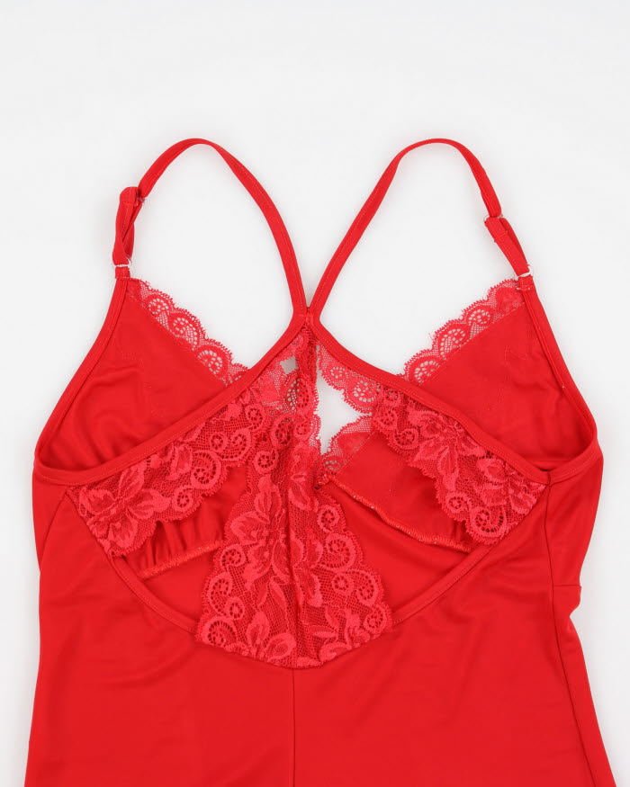 00s Y2k Red Cami Top - M
