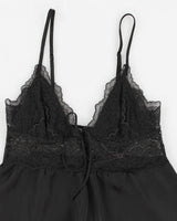00s Y2k Victoria's Secret Black Lingerie Cami Top - XS