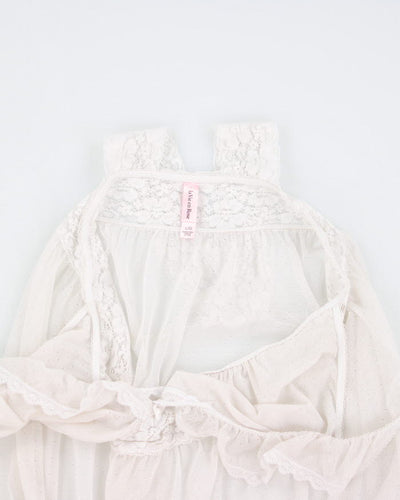 Y2k 00s La Vie En Rose Lingerie Cami Top - L