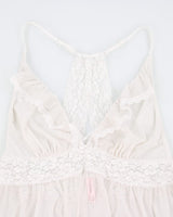 Y2k 00s La Vie En Rose Lingerie Cami Top - L