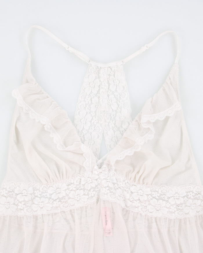 Y2k 00s La Vie En Rose Lingerie Cami Top - L