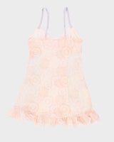 90s La Vie En Rose Mesh Lingerie Dress - M
