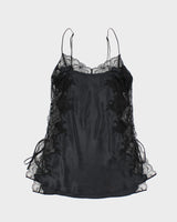 Y2k 00s La Senza Black Lace Up Dress - S