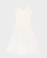 Vintage 90s Versailles Darling White Slip Dress - M