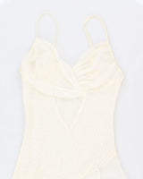 Vintage 90s Versailles Darling White Slip Dress - M