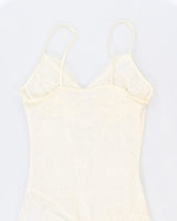 Vintage 90s Versailles Darling White Slip Dress - M
