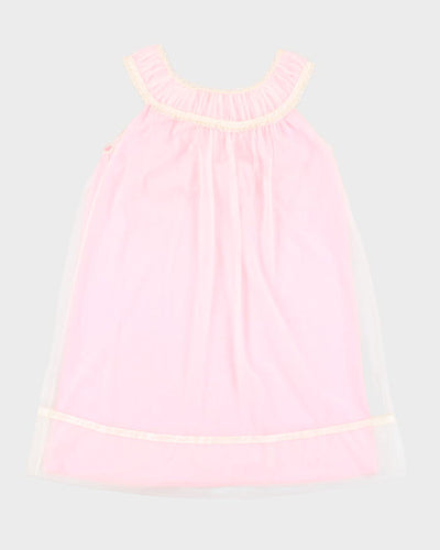 Vintage 60s Cahill Pink Night Gown -M