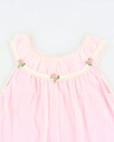 Vintage 60s Cahill Pink Night Gown -M