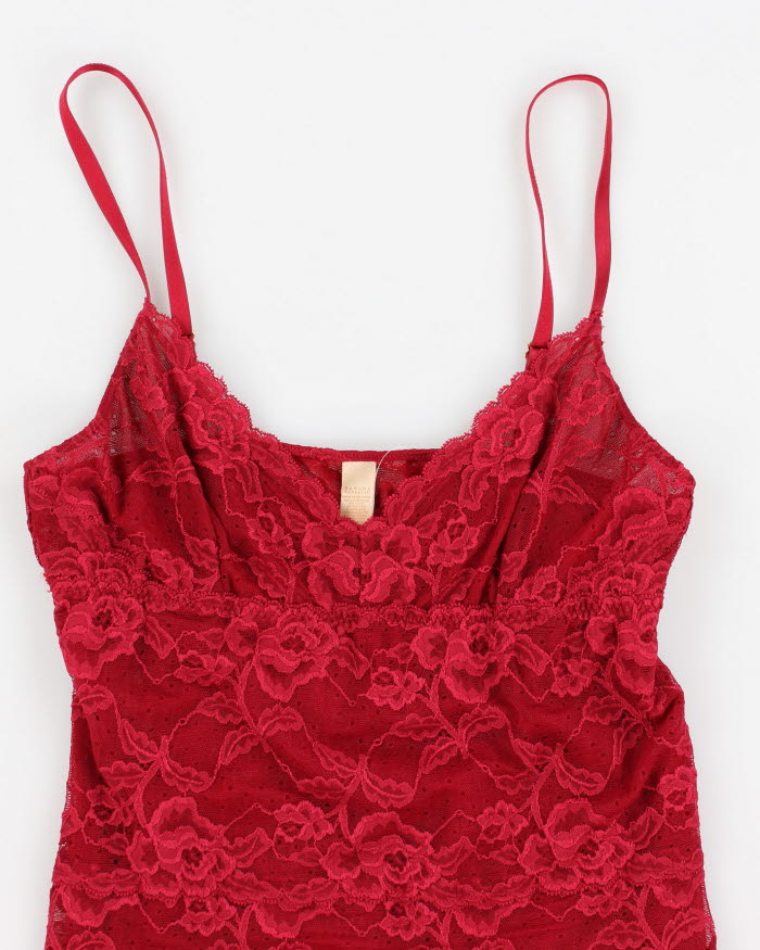 Banana Republic Red Lace Cami - M