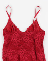 Banana Republic Red Lace Cami - M