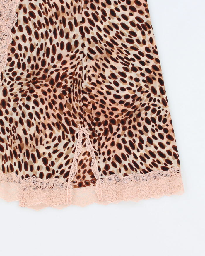 Y2K 00s Victoria's Secret Cheetah Print Slip Dress - S
