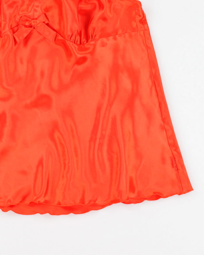 Y2k 00s La Senza Orange Cami Top - L