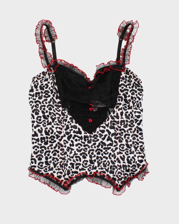 Y2k 00s Intimate Attitudes Lingerie Top - S