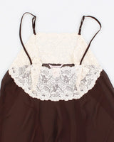 Vintage 90s La Vie En Rose Mesh Cami - XL