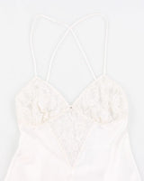 Vintage 90s La Senza White Slip Dress - S