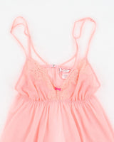 Y2k 00s Victoria's Secret Pink Mesh Lingerie Top - S