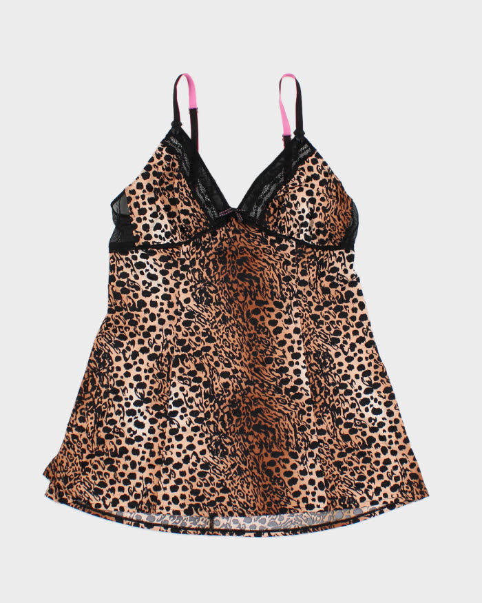 Y2k 00s Betsey Johnson Animal Print Cami - L