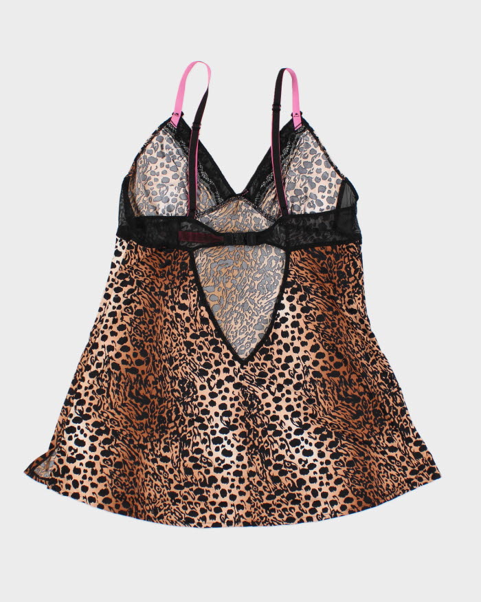Y2k 00s Betsey Johnson Animal Print Cami - L