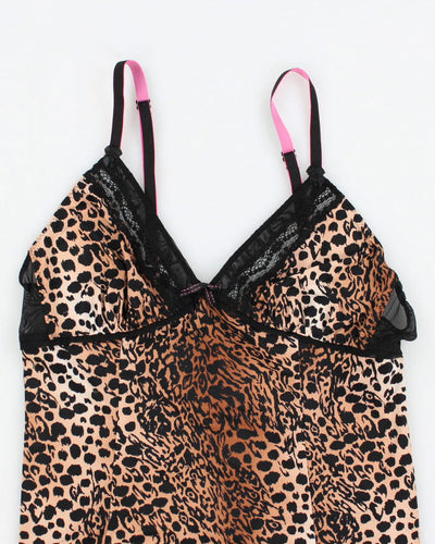 Y2k 00s Betsey Johnson Animal Print Cami - L