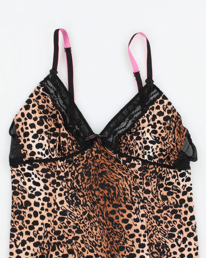 Y2k 00s Betsey Johnson Animal Print Cami - L