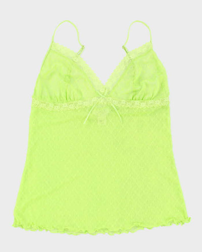 Y2k 00s La Senza Green Lingerie Cami - M
