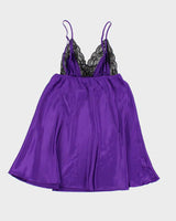 Y2k 00s Victoria's Secret Purple Lingerie Cami - M