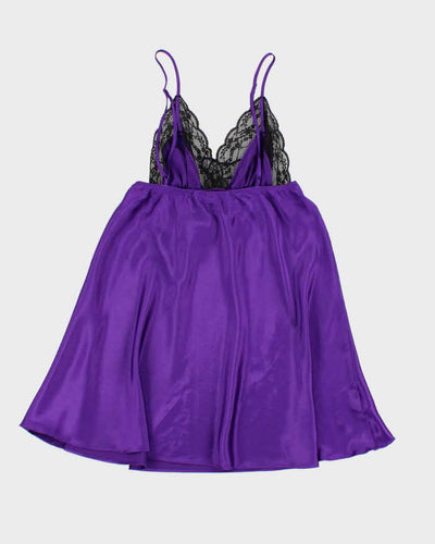 Y2k 00s Victoria's Secret Purple Lingerie Cami - M