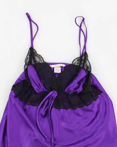 Y2k 00s Victoria's Secret Purple Lingerie Cami - M
