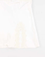 90s Rose Fashion White Slip Dress - M