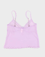 90s JLO Purple Mesh Cami - L