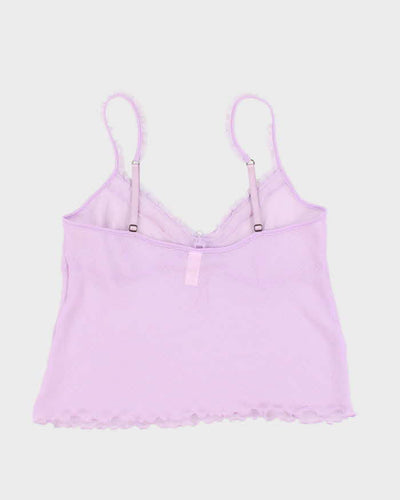 90s JLO Purple Mesh Cami - L